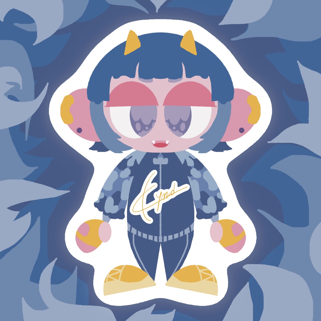 青い鬼(ちび)